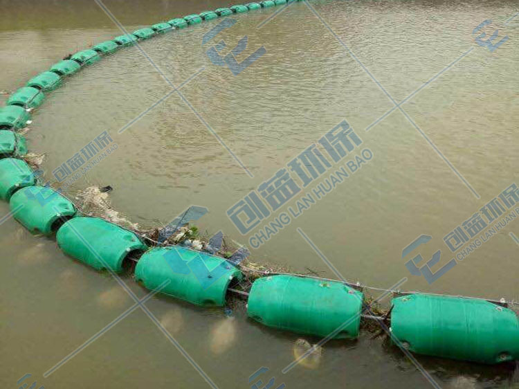 Lake pollution floating body operation